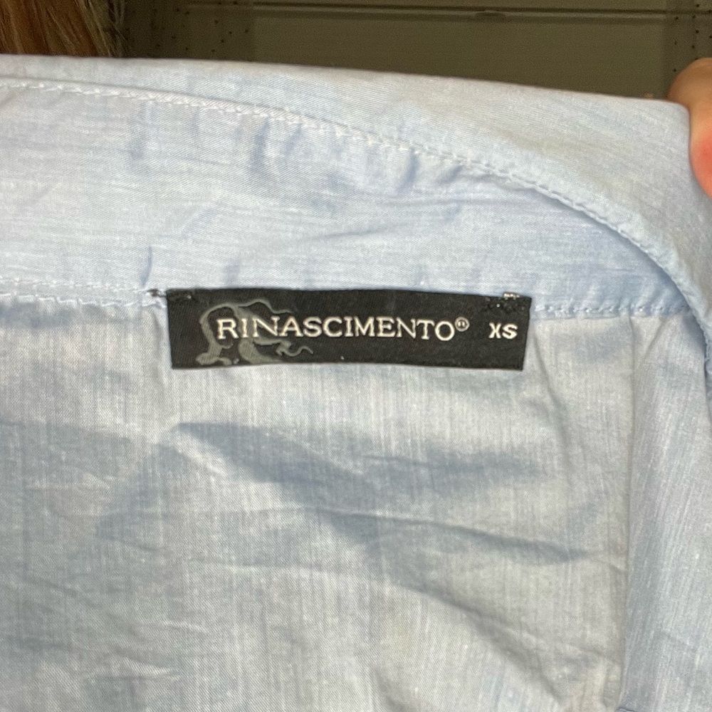 Blue button down - Picture 3 of 3
